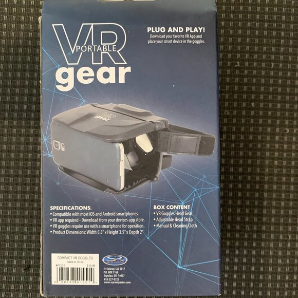 NIB VR Gear Portable Plug & Play, fits smartphones 4.5-6.0 in screen, Solaray - Picture 4 of 7